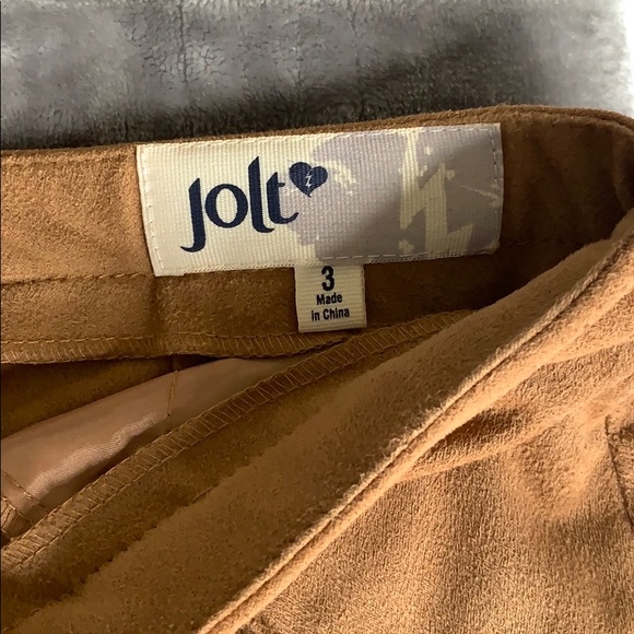 Tan Suede Skirt - Picture 3 of 3